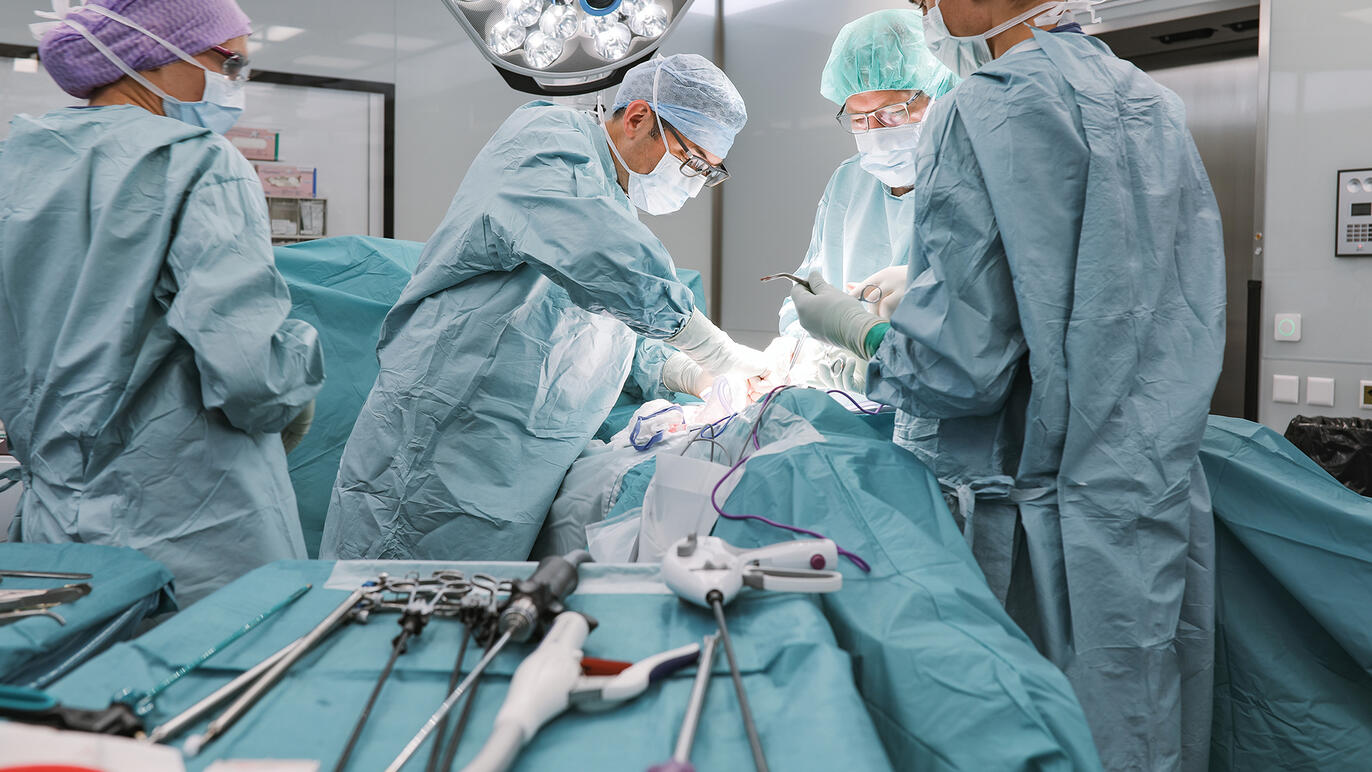 Blick in einen der neuen OP-Säle des KSB