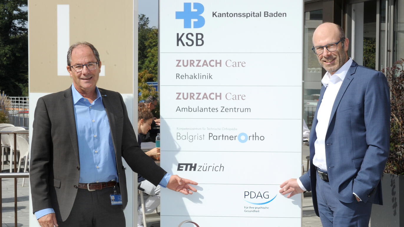 Gute Partnerschaft: KSB-CEO Adrian Schmitter (links) und Beat Schläfli, CEO der PDAG.