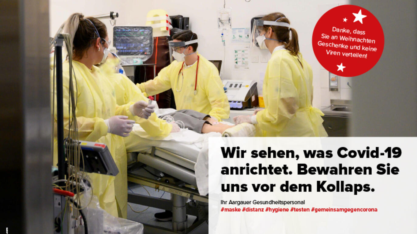 Sensibilisierungskampagne des Kantons Aargau und der VAKA