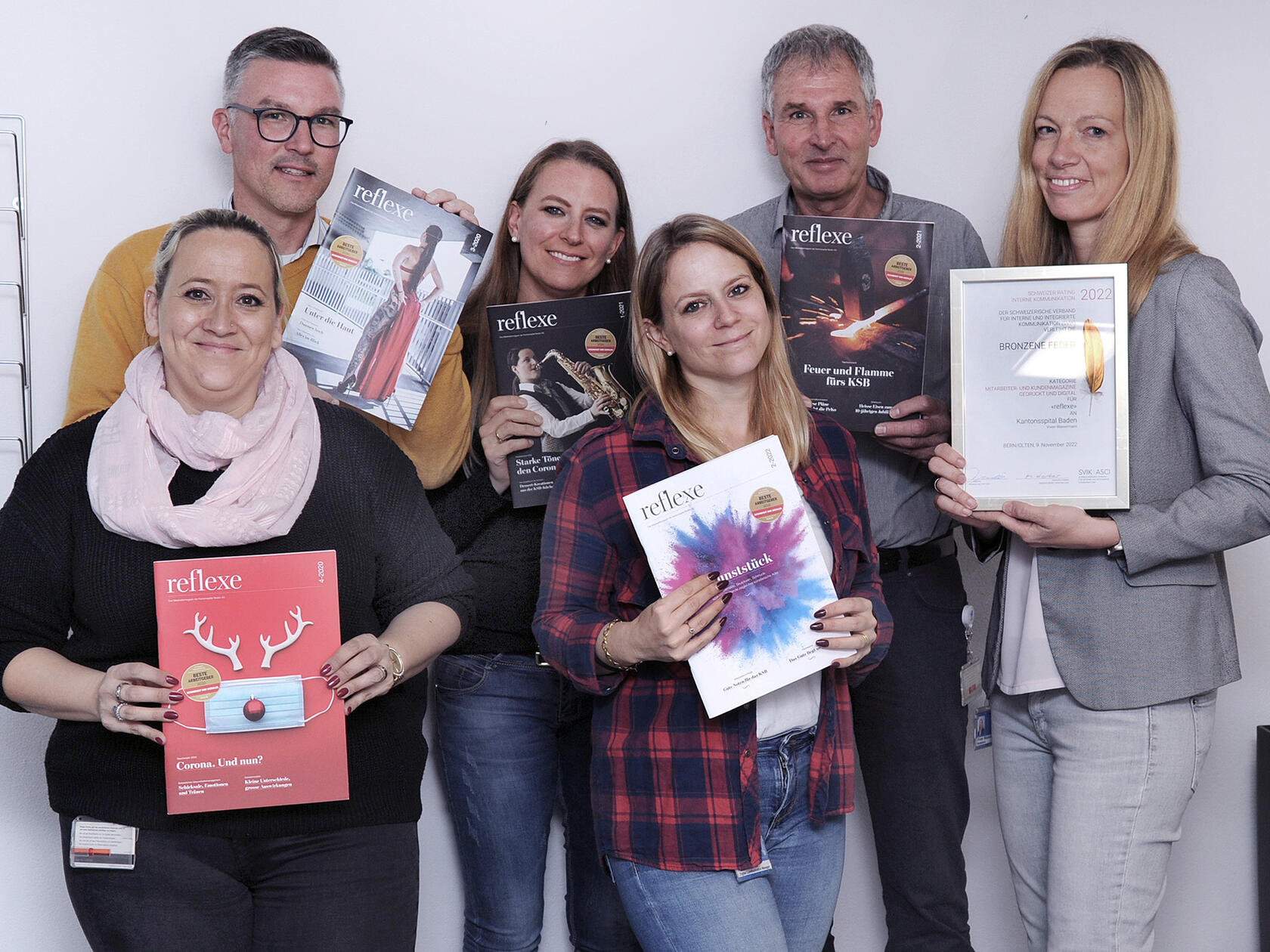 Gruppenbild des KSB-Teams Marketing und Kommunikation