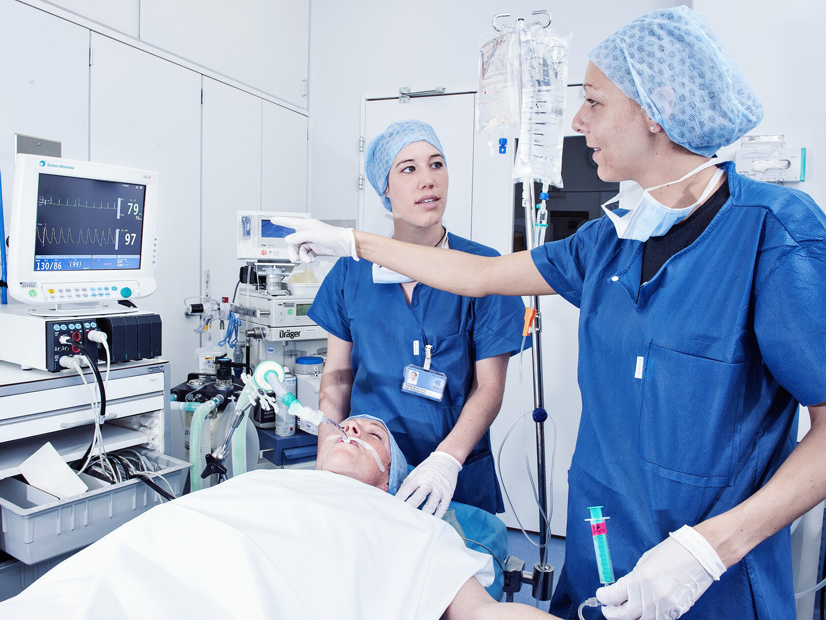 Simulationsübung auf der Anästhesie