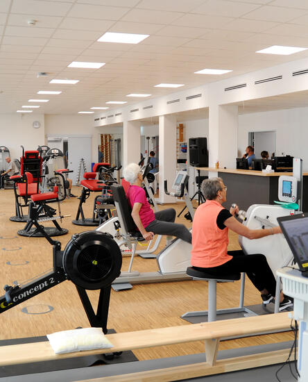 Die Räumlichkeiten der Physiotherapie.