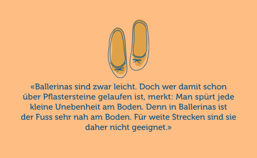 Oranger Schuh