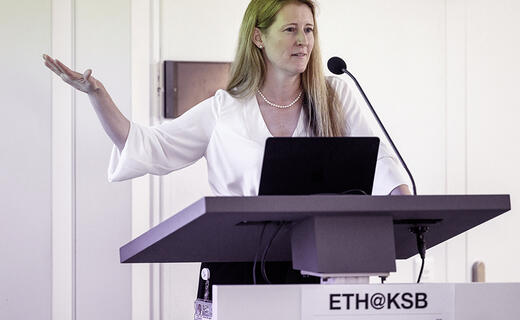 Irene Burger spricht am KSB Symposium