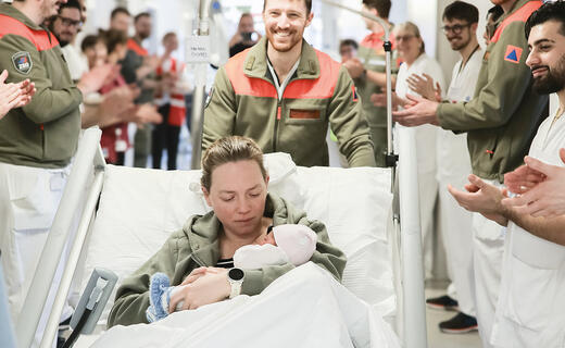 Letzte Patientin in den Neubau verlegt