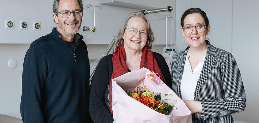 Umzug erste Patientin