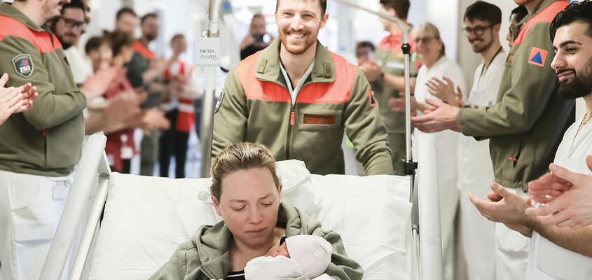 Letzte Patientin in den Neubau verlegt