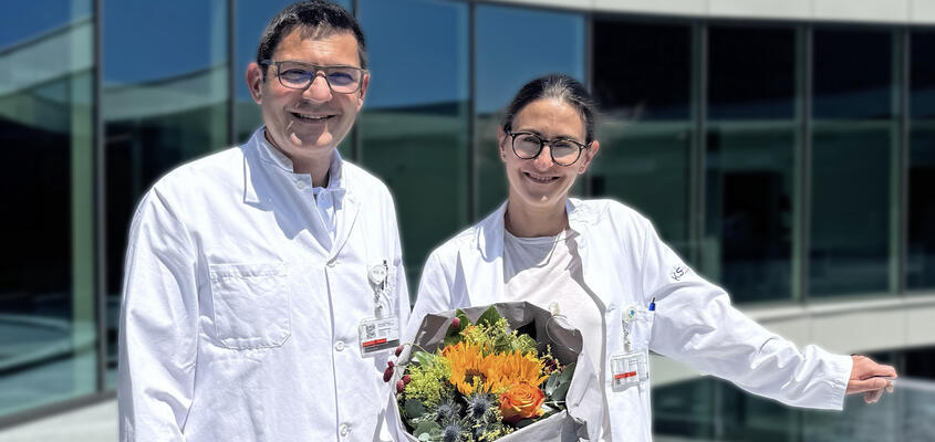 Pilotprojekt: Prof. Dr. med. Antonio Nocito und PD Dr. Andrea Wirsching