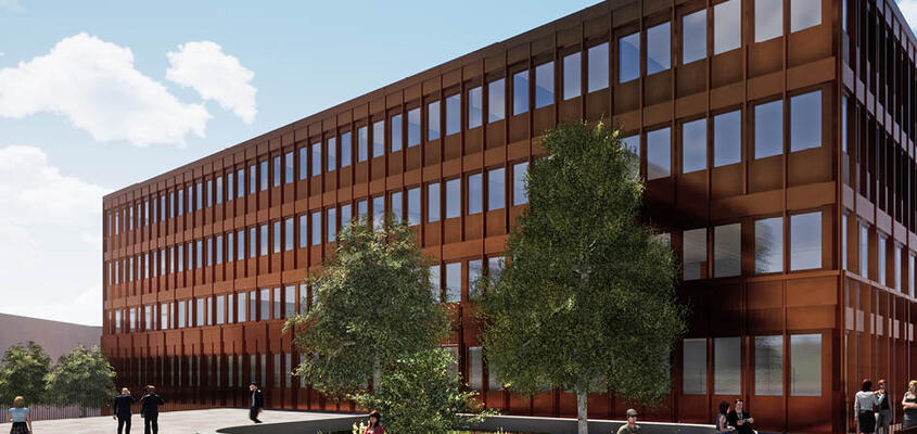 Visualisierung: So wird das Partnerhaus II auf dem KSB-Gesundheitscampus aussehen.