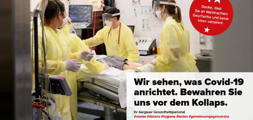 Sensibilisierungskampagne des Kantons Aargau und der VAKA