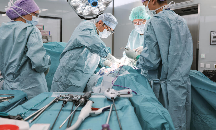 Blick in einen der neuen OP-Säle des KSB