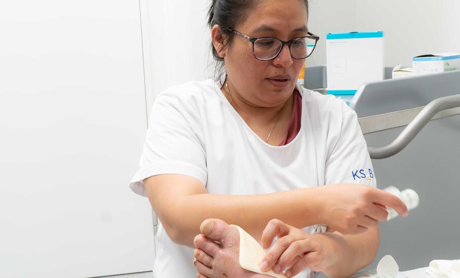 Wundberatung Patient